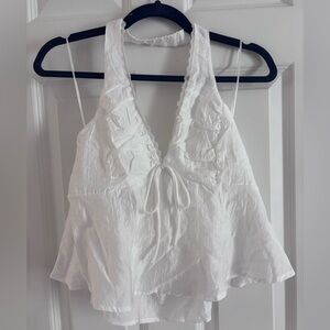 Chic White Kirious Halter Top - NWT